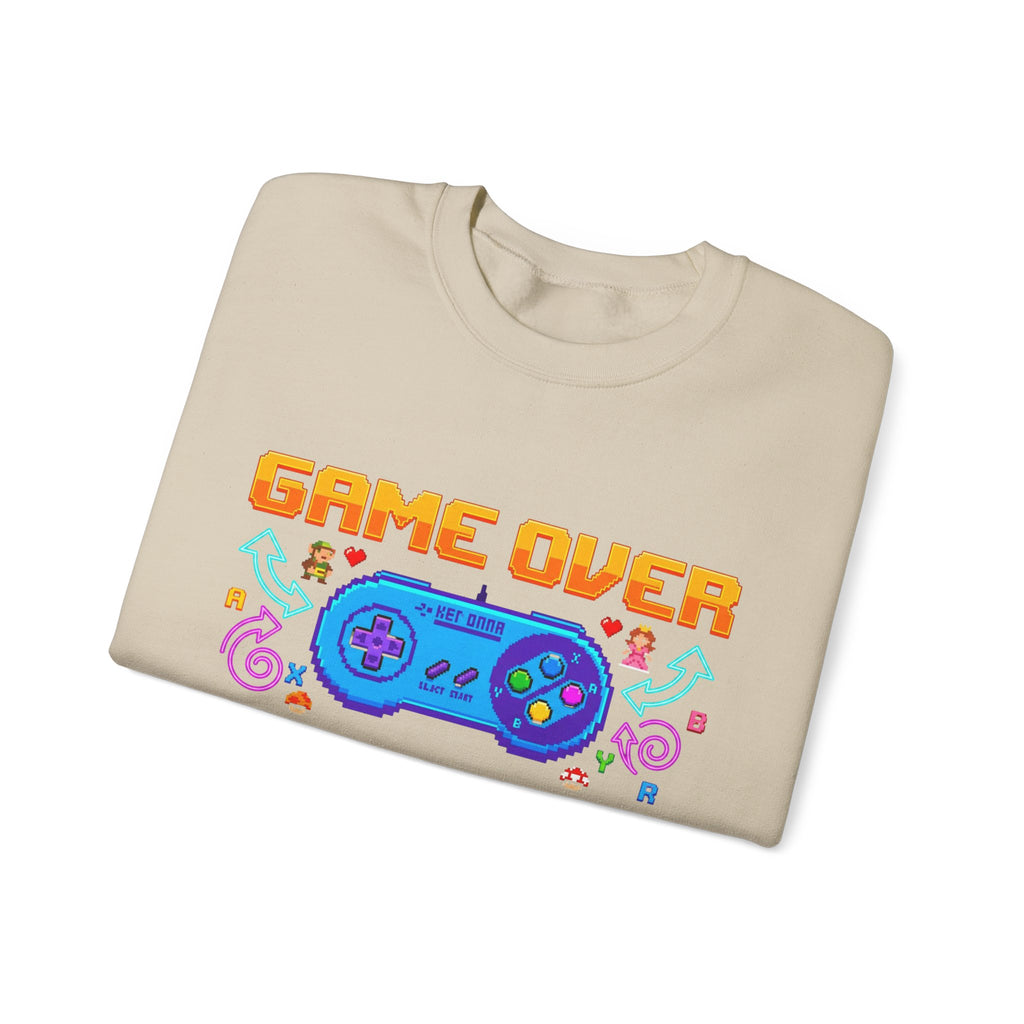 Game Over Controller Sweatshirt — Retro Gamer Crewneck