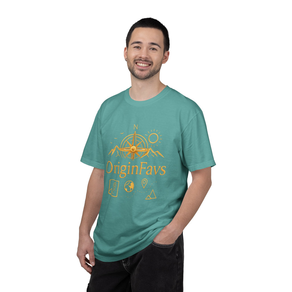 OriginFavs Compass Graphic T-Shirt — Adventure Travel Tee