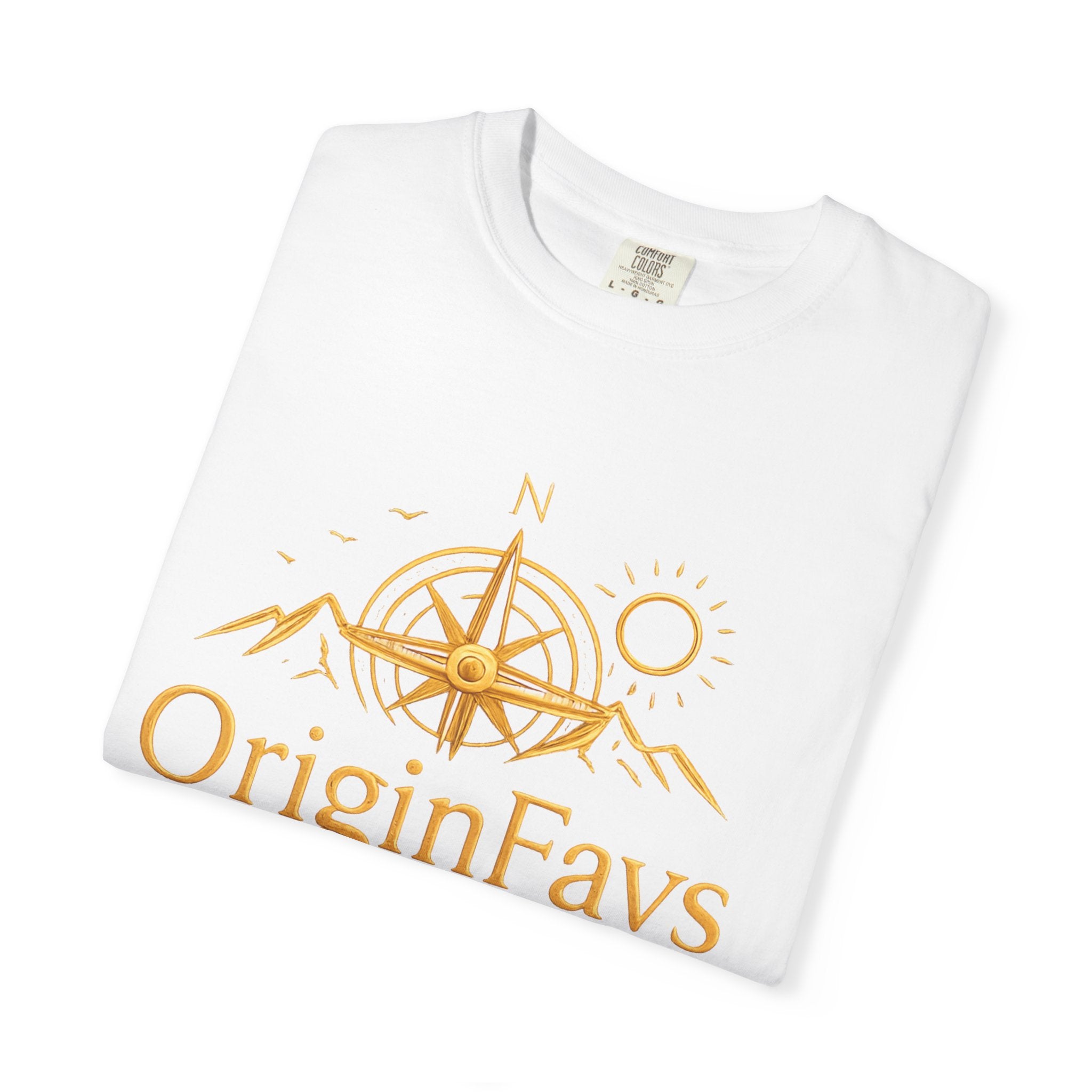 OriginFavs Compass Graphic T-Shirt — Adventure Travel Tee