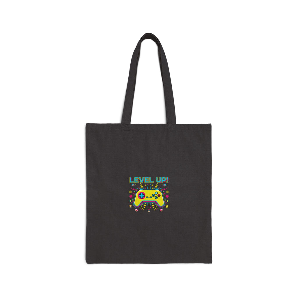 Level Up Pixel Controller Tote | Gaming Pixel Art, streamer merch