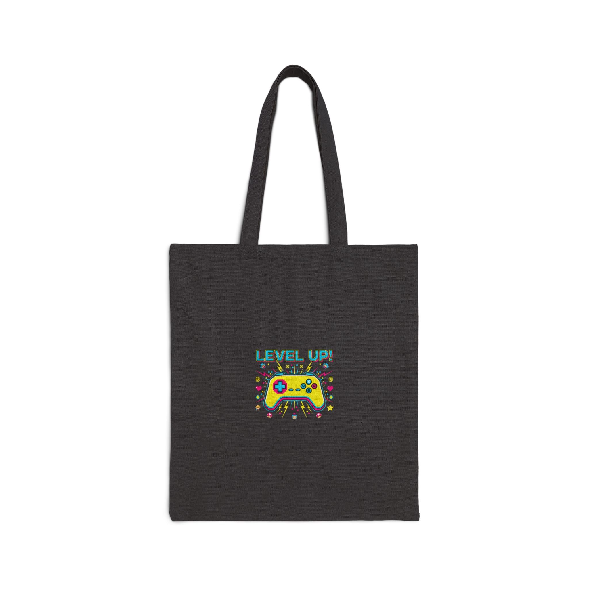Level Up Pixel Controller Tote | Gaming Pixel Art, streamer merch