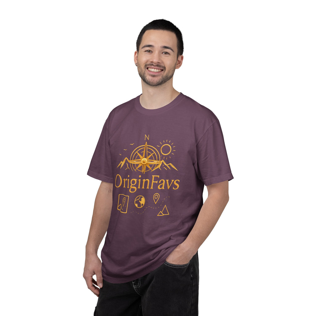 OriginFavs Compass Graphic T-Shirt — Adventure Travel Tee