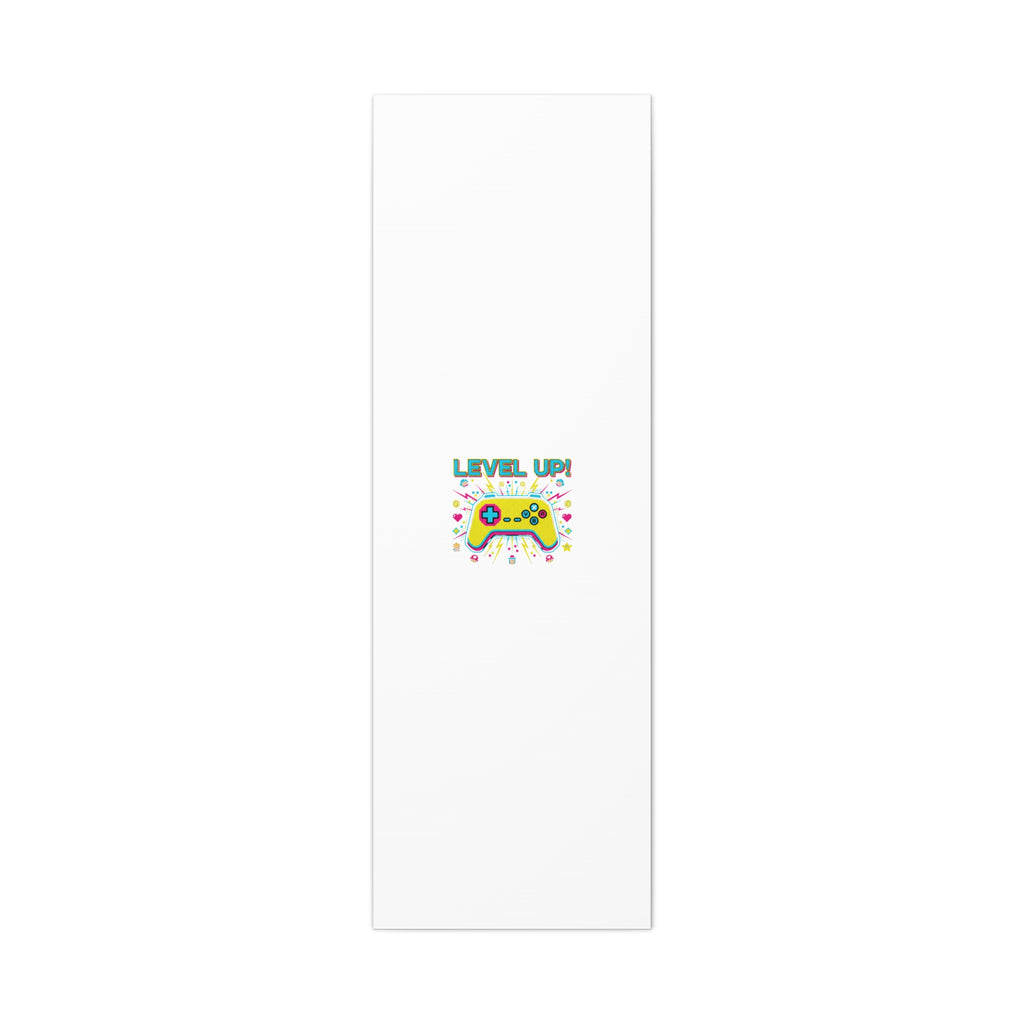 Level Up! Pixel Controller Canvas | Gaming Geek Culture, Retro Pixel Art