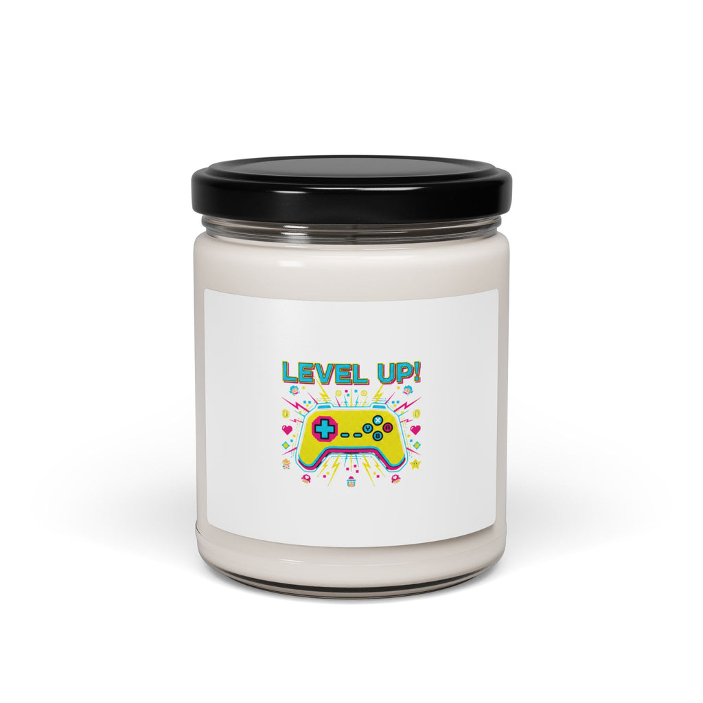 Level Up! Pixel Controller Candle | Gaming Decor, Retro Pixel Art