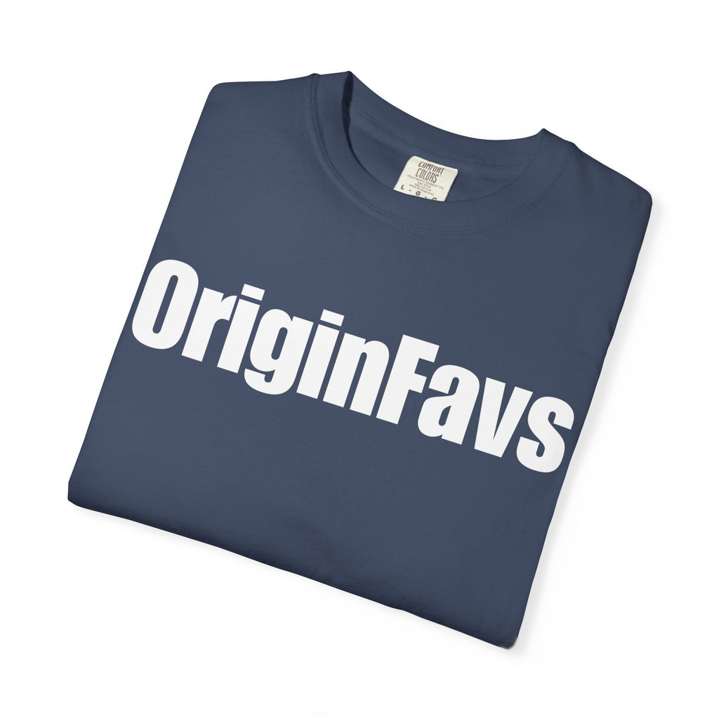 Copy of OriginFavs Logo T‑Shirt — Minimal Text Graphic Tee
