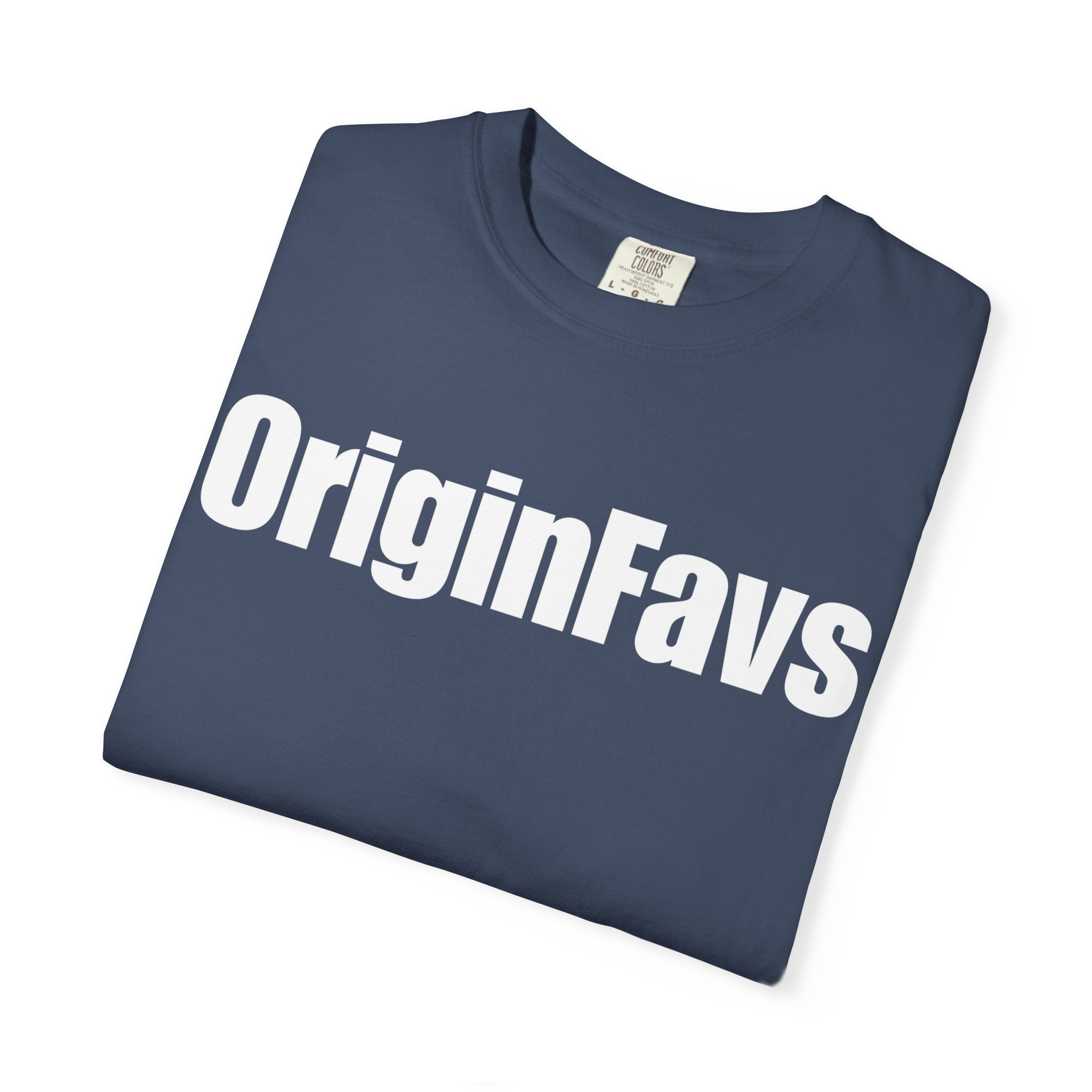 Copy of OriginFavs Logo T‑Shirt — Minimal Text Graphic Tee