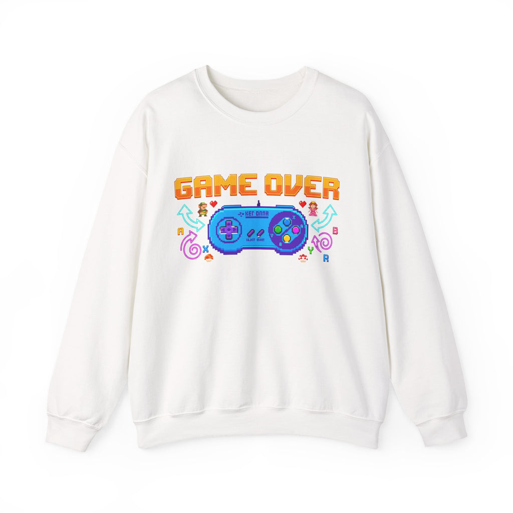 Game Over Controller Sweatshirt — Retro Gamer Crewneck