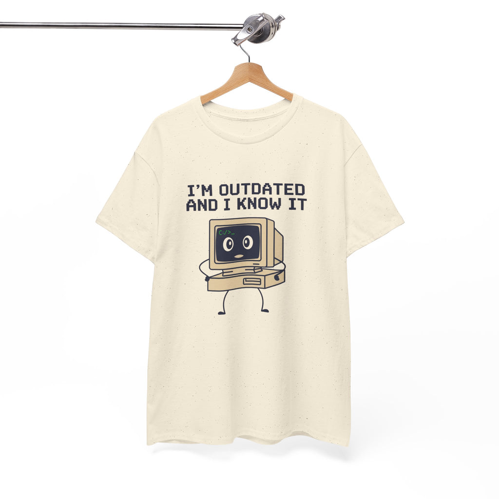I'm Outdated and I Know It Tee — Retro Computer Graphic Shirt