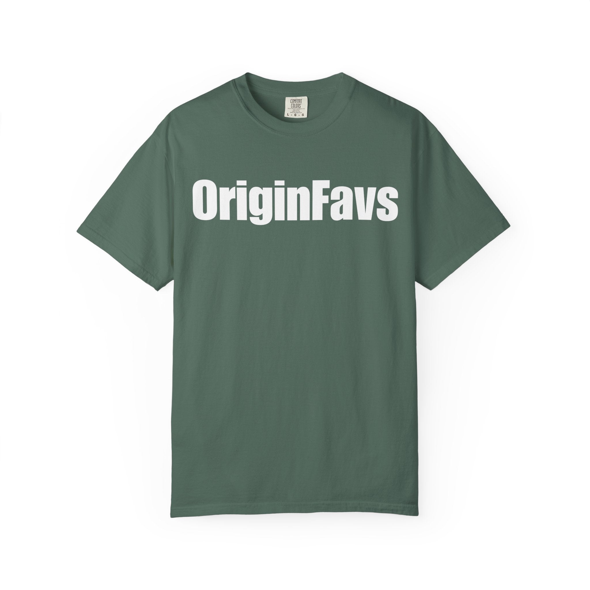 Copy of OriginFavs Logo T‑Shirt — Minimal Text Graphic Tee