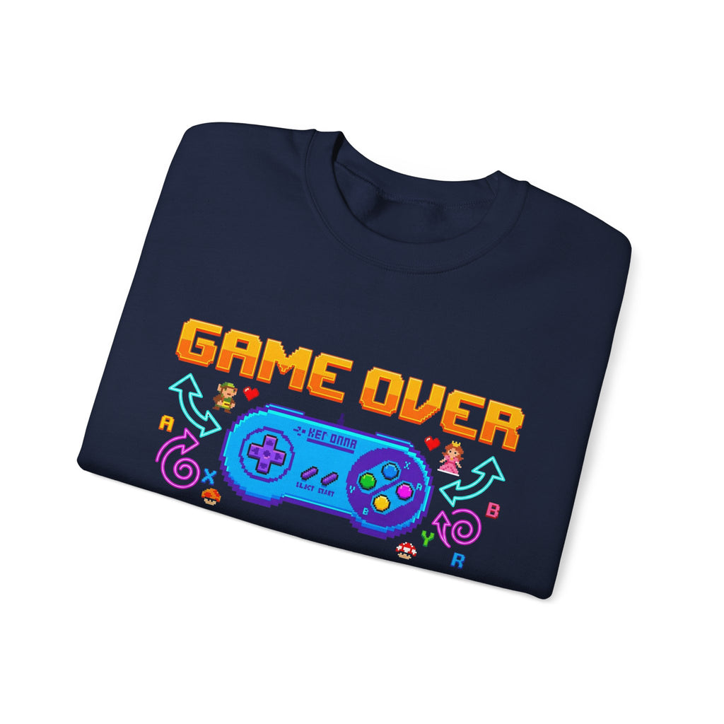 Game Over Controller Sweatshirt — Retro Gamer Crewneck
