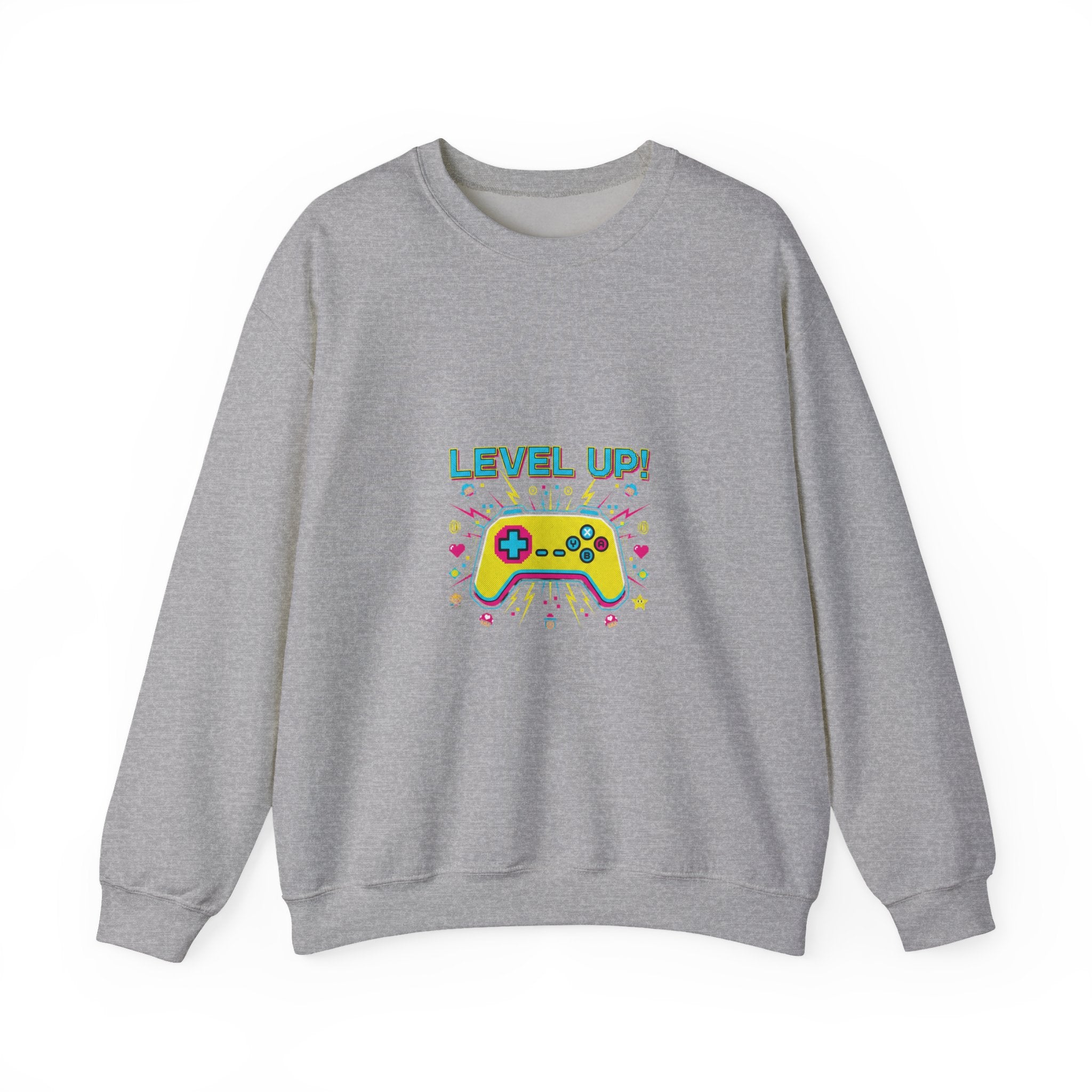 Level Up! Crewneck Sweatshirt | gamer shirt, pixel art design