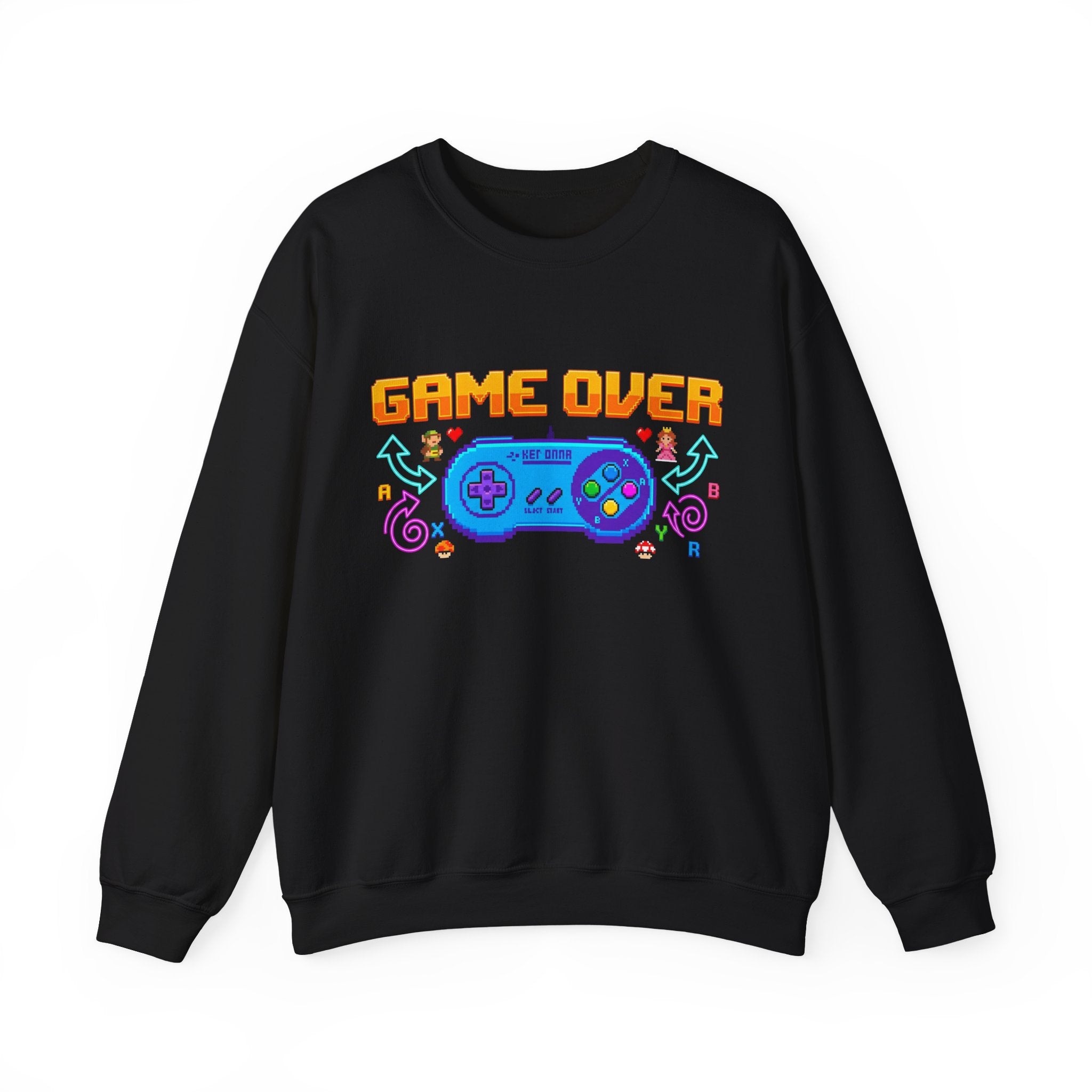 Game Over Controller Sweatshirt — Retro Gamer Crewneck
