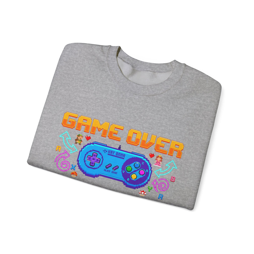 Game Over Controller Sweatshirt — Retro Gamer Crewneck