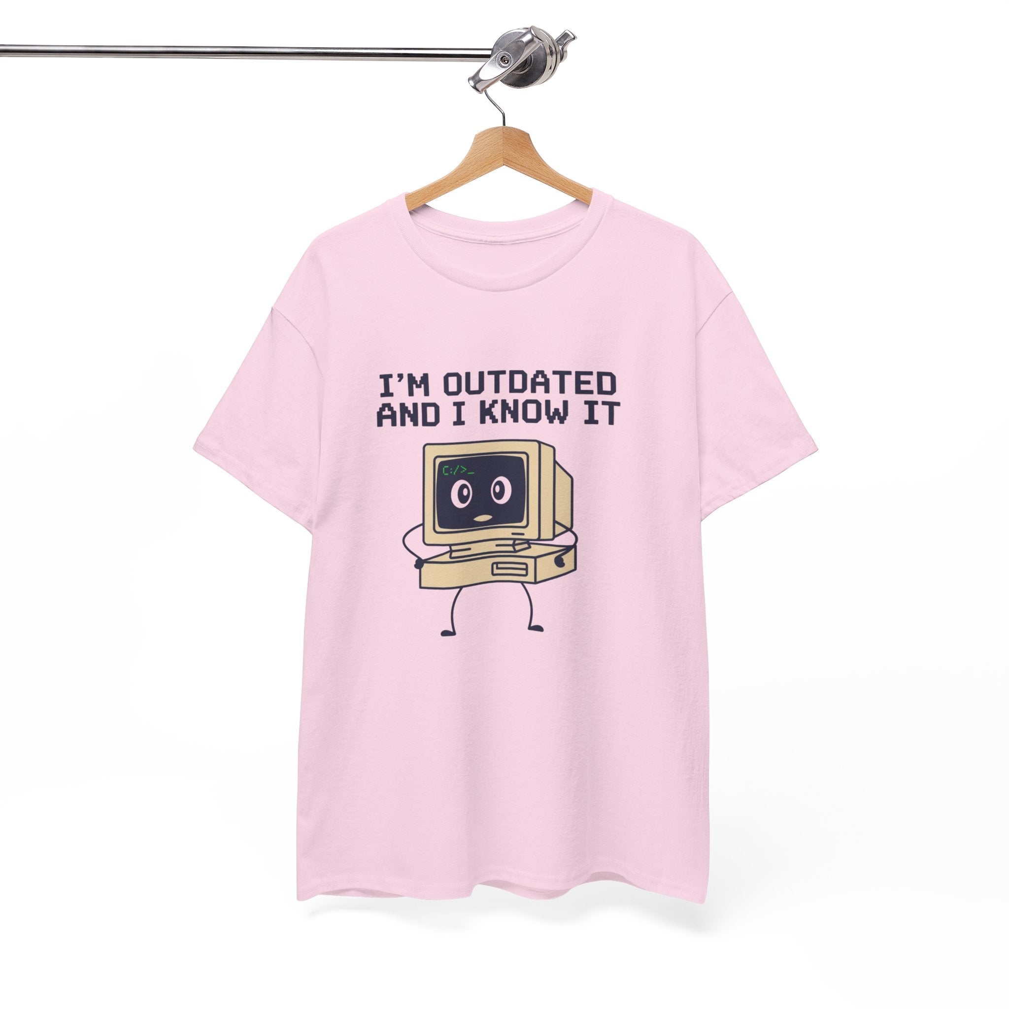 I'm Outdated and I Know It Tee — Retro Computer Graphic Shirt
