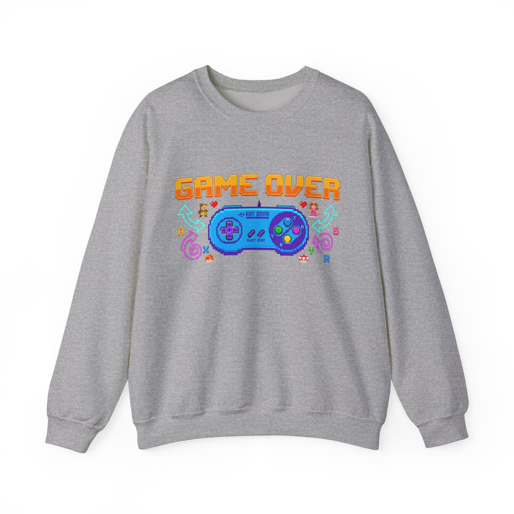 Game Over Controller Sweatshirt — Retro Gamer Crewneck
