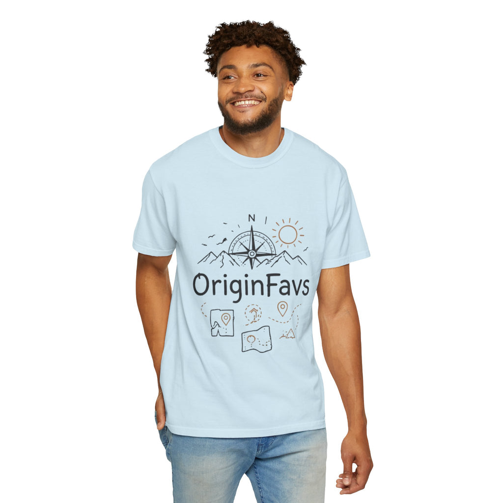 Travel Compass T-Shirt — 'OriginFavs' Adventure Graphic Tee
