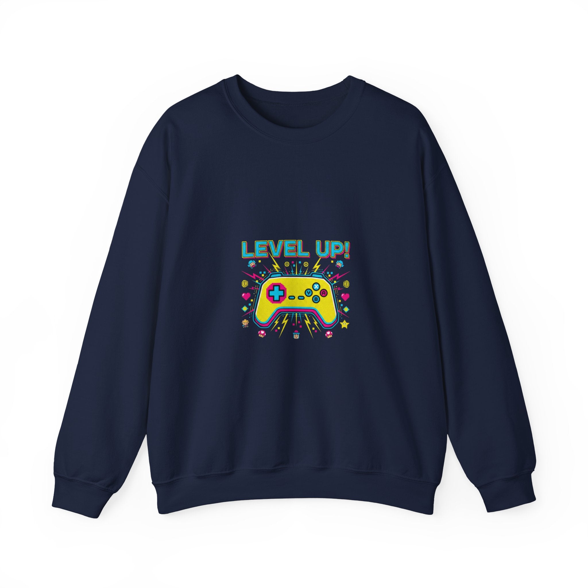 Level Up! Crewneck Sweatshirt | gamer shirt, pixel art design