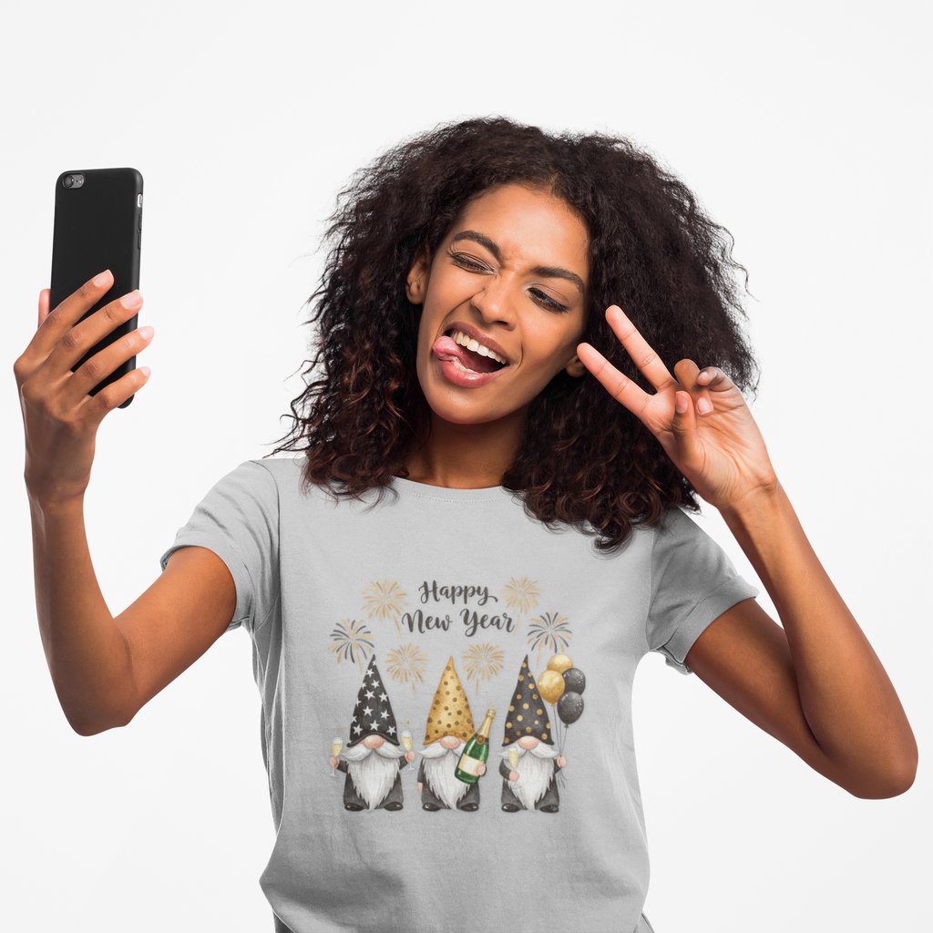 Happy New Year Gnomes T-Shirt