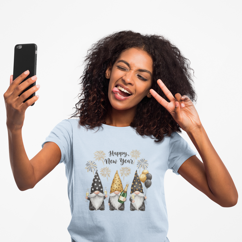 Happy New Year Gnomes T-Shirt