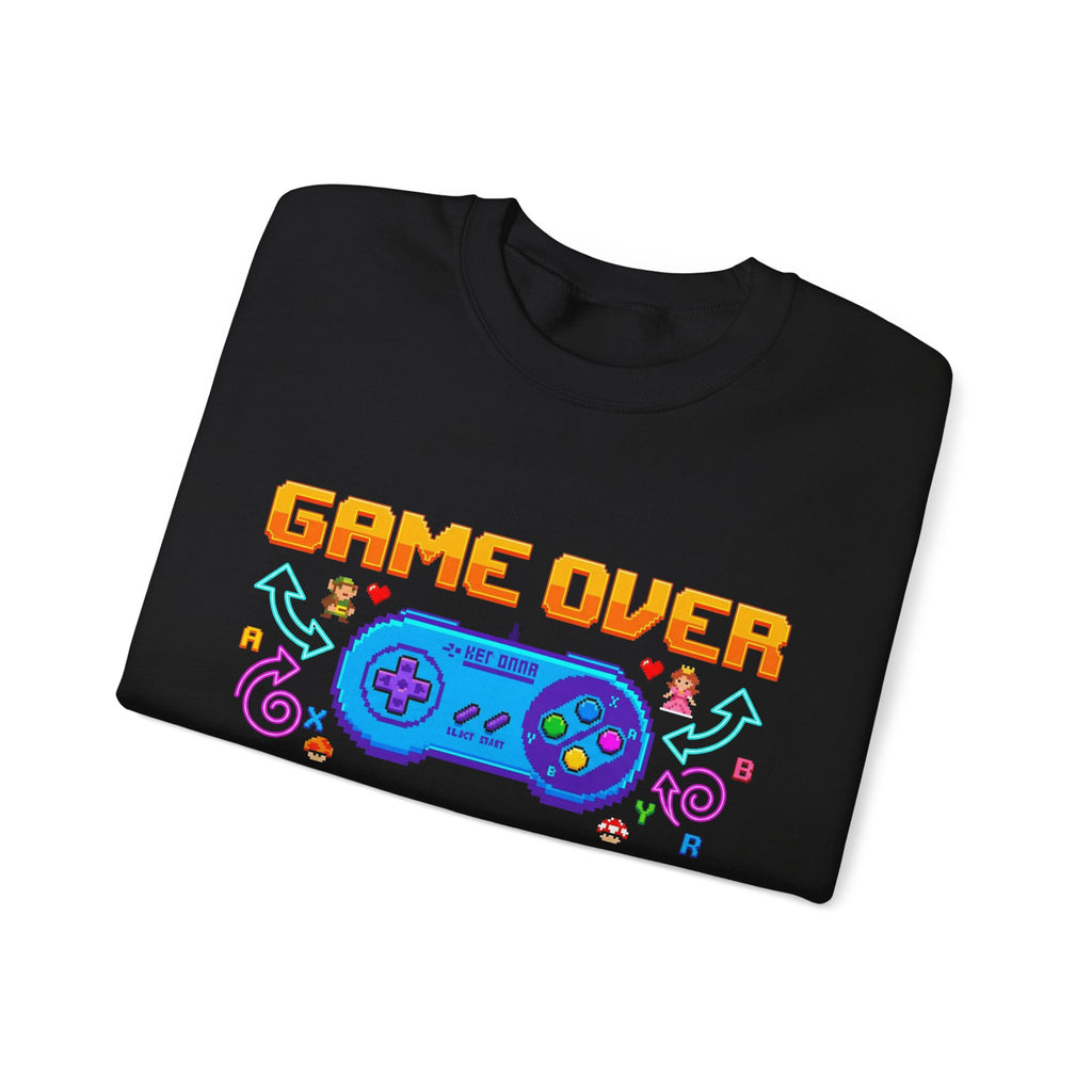 Game Over Controller Sweatshirt — Retro Gamer Crewneck