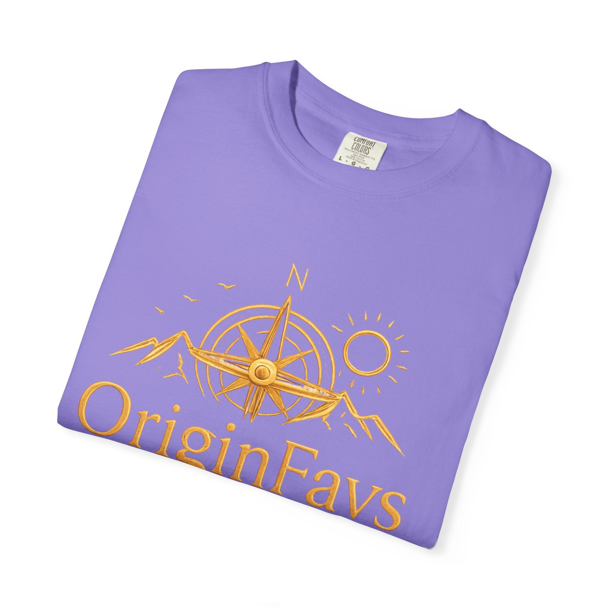 OriginFavs Compass Graphic T-Shirt — Adventure Travel Tee