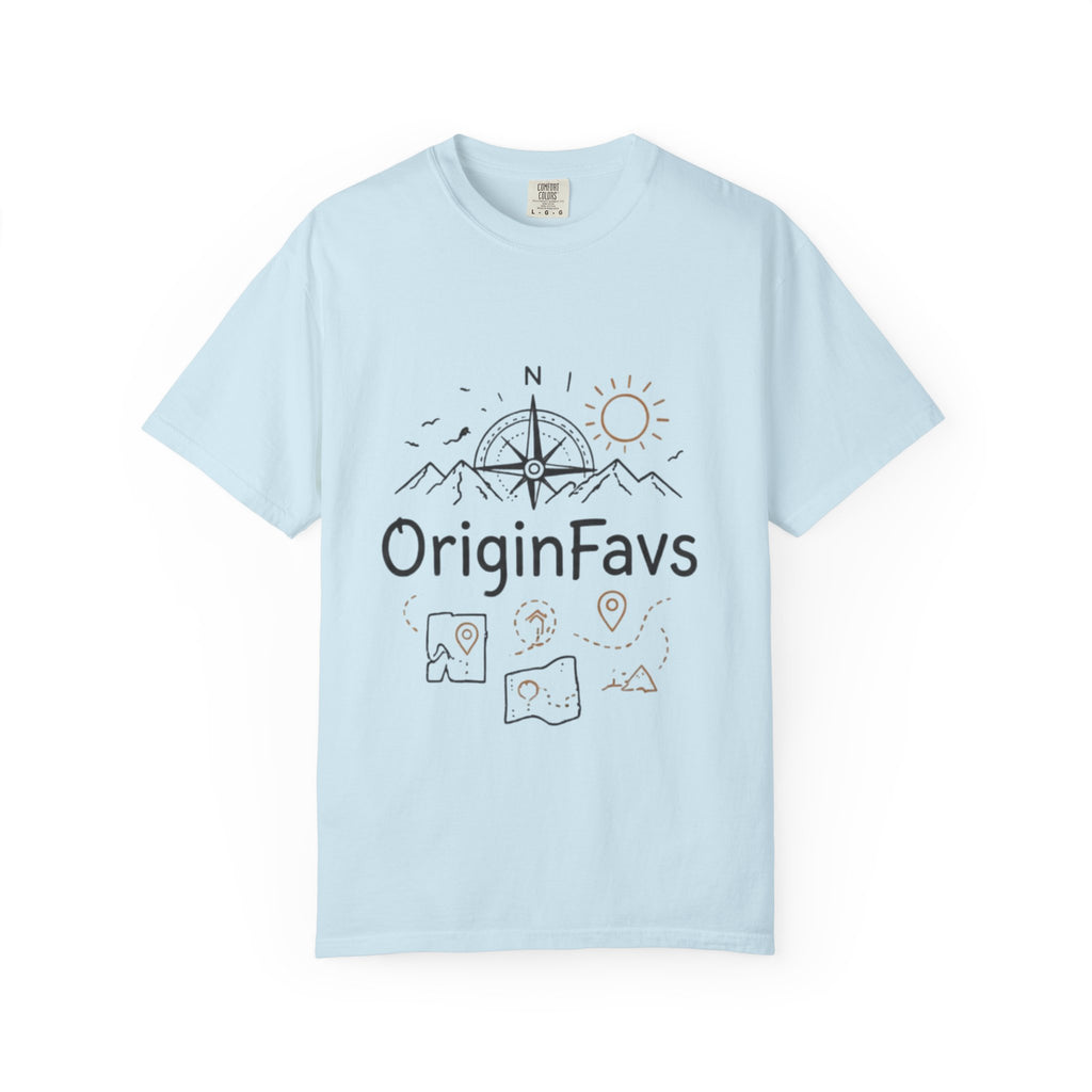 Travel Compass T-Shirt — 'OriginFavs' Adventure Graphic Tee