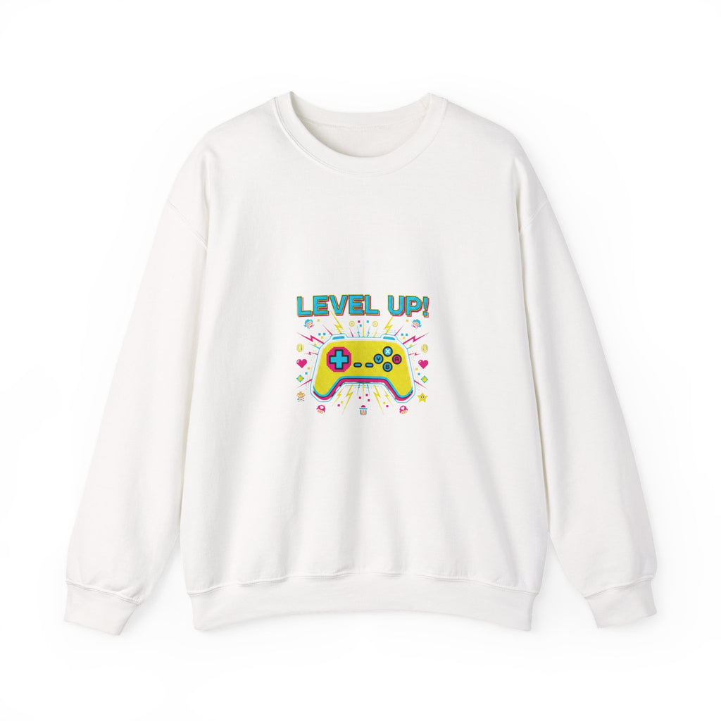 Level Up! Crewneck Sweatshirt | gamer shirt, pixel art design