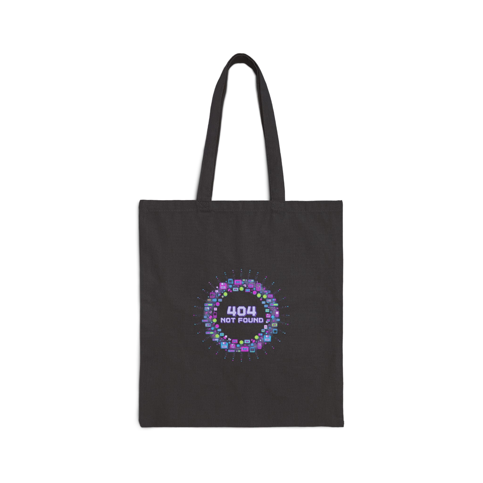 Pixel Popup 'Loading Your Nostalgia' Tote | Y2K Retro Tech, Virtual Pet Vibe