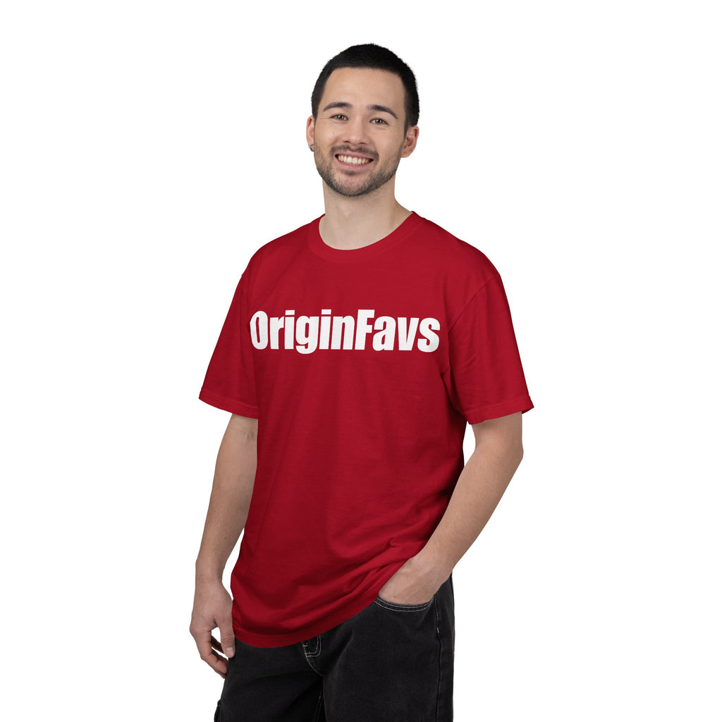 Copy of OriginFavs Logo T‑Shirt — Minimal Text Graphic Tee