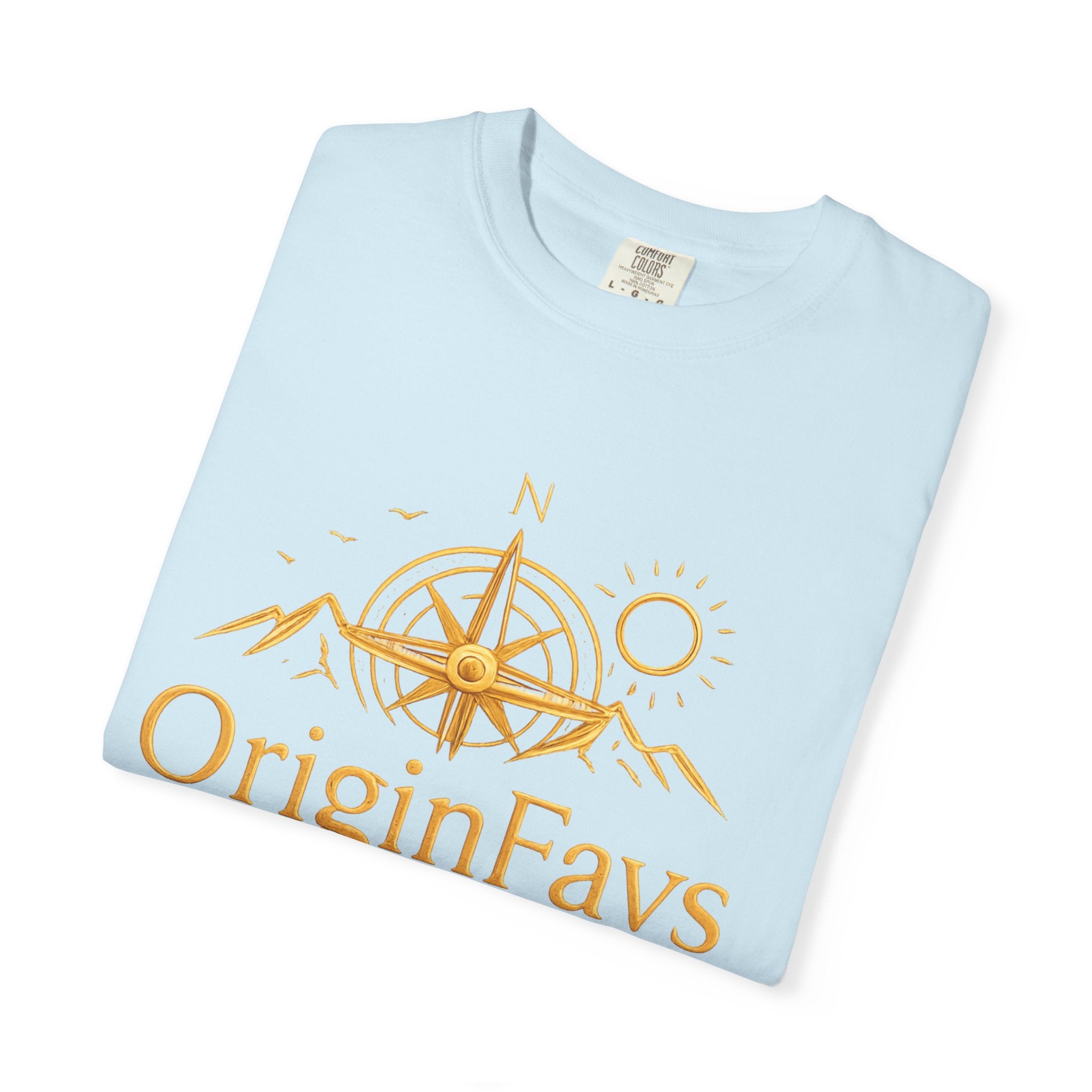 OriginFavs Compass Graphic T-Shirt — Adventure Travel Tee