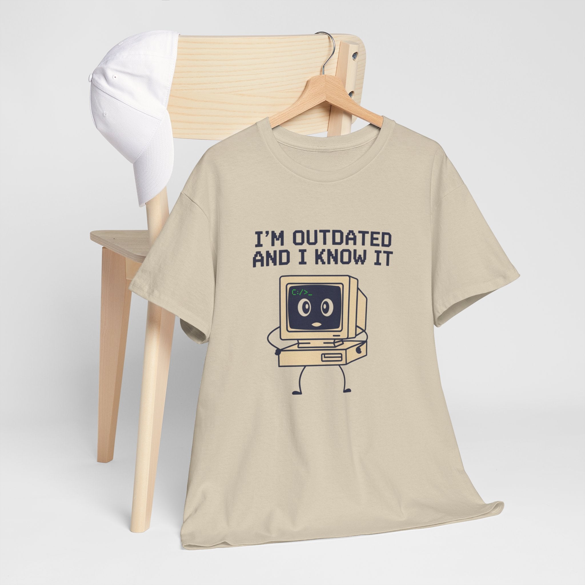 I'm Outdated and I Know It Tee — Retro Computer Graphic Shirt