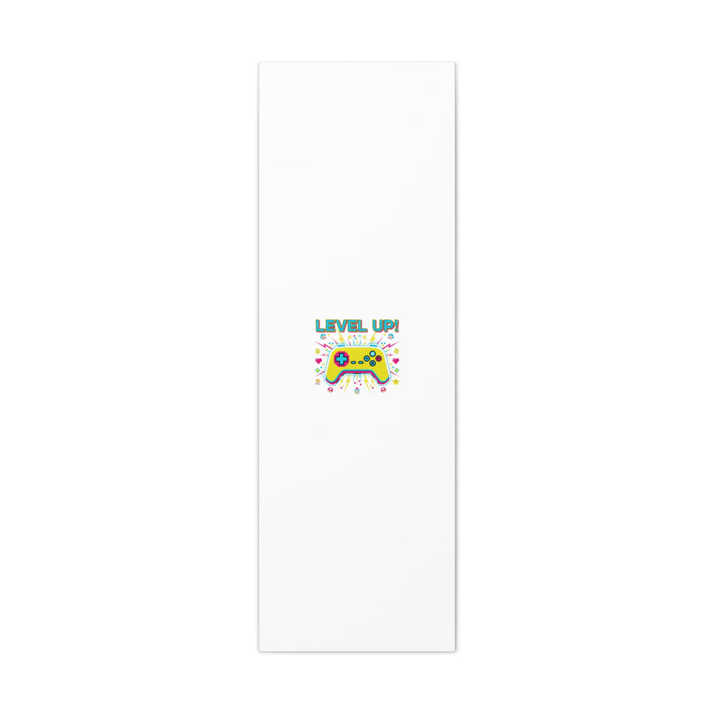 Level Up! Pixel Controller Canvas | Gaming Geek Culture, Retro Pixel Art