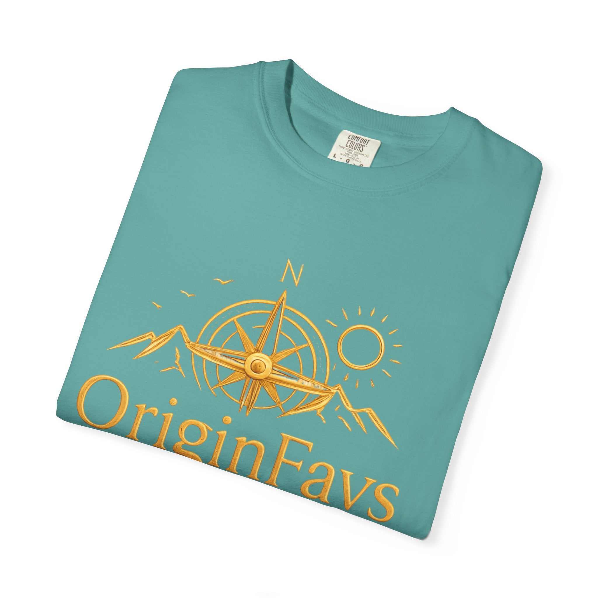 OriginFavs Compass Graphic T-Shirt — Adventure Travel Tee