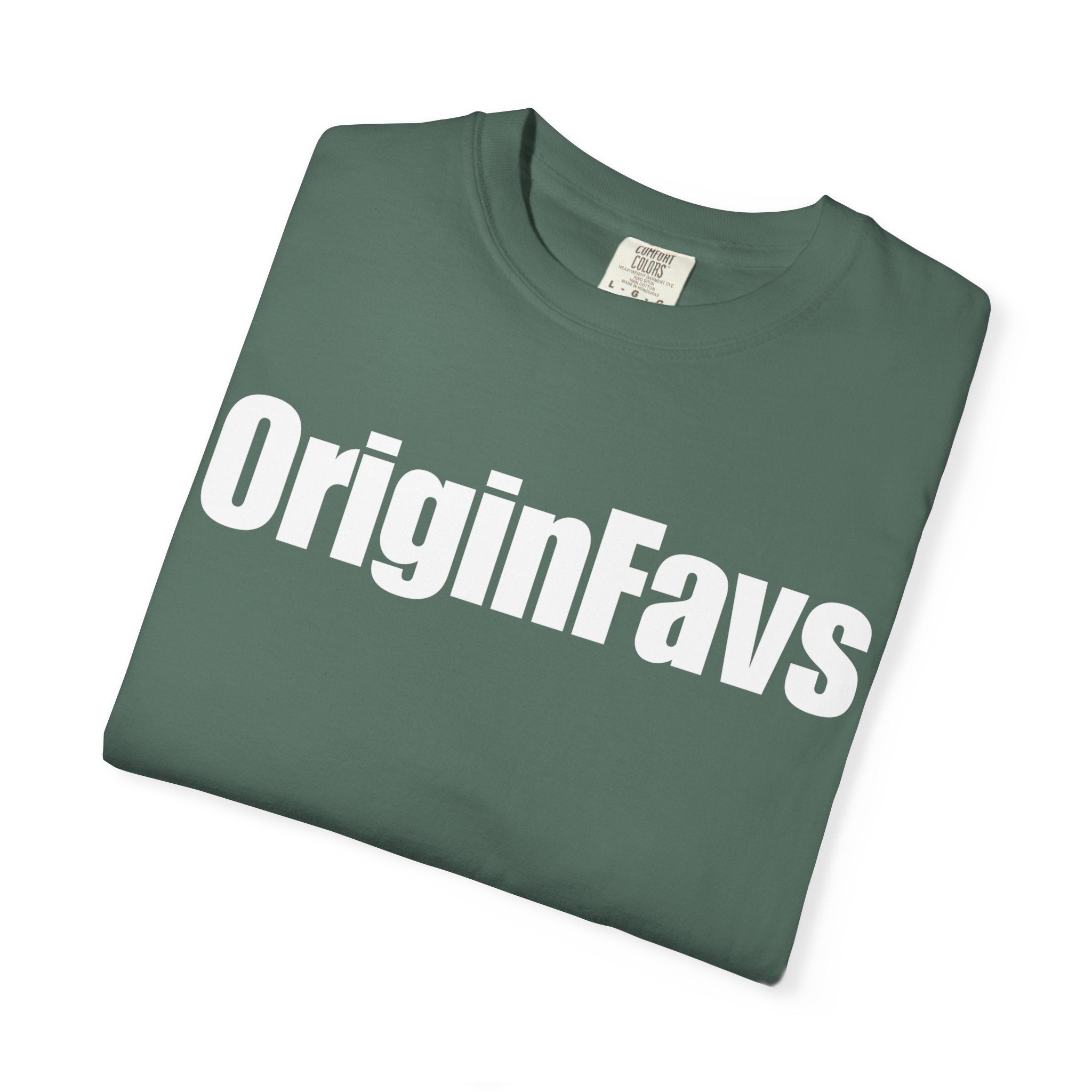 Copy of OriginFavs Logo T‑Shirt — Minimal Text Graphic Tee