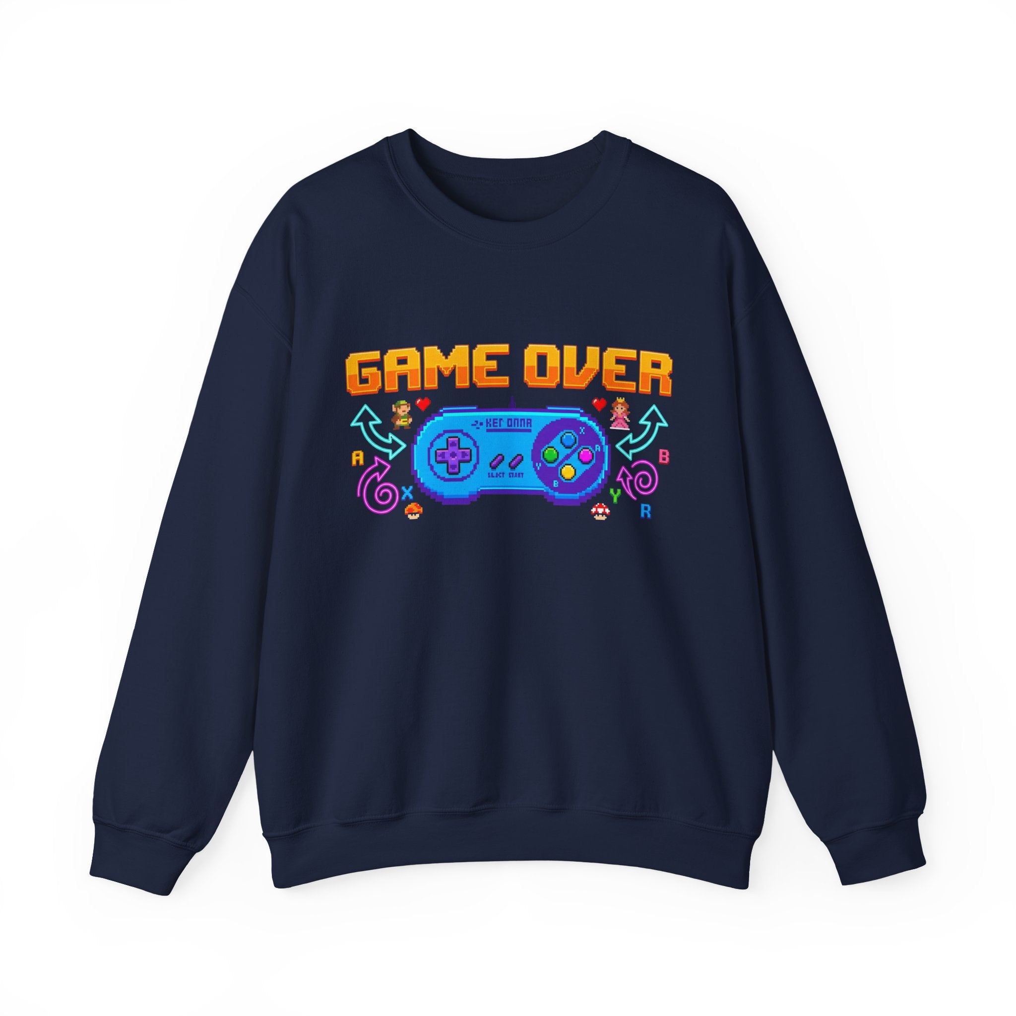 Game Over Controller Sweatshirt — Retro Gamer Crewneck