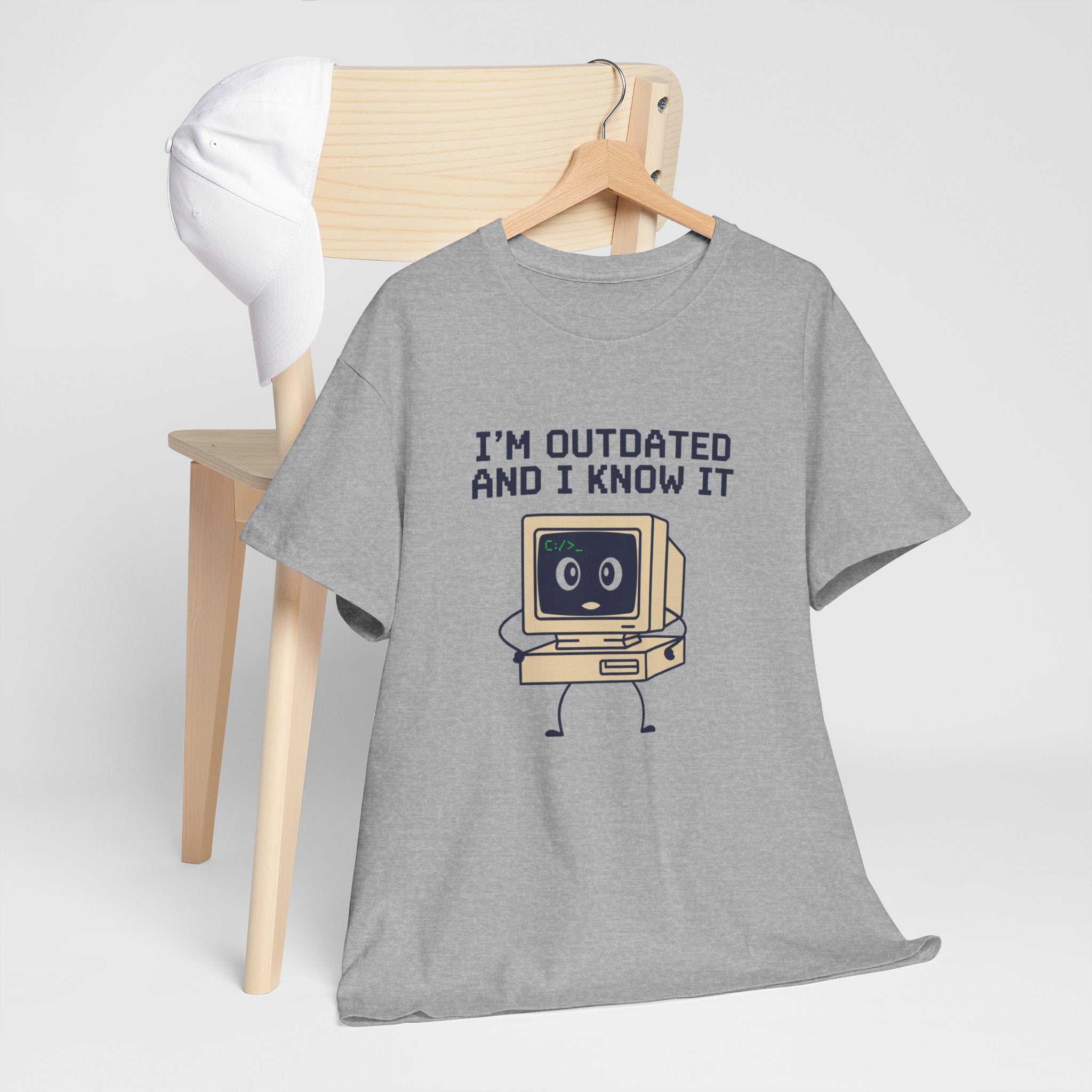 I'm Outdated and I Know It Tee — Retro Computer Graphic Shirt
