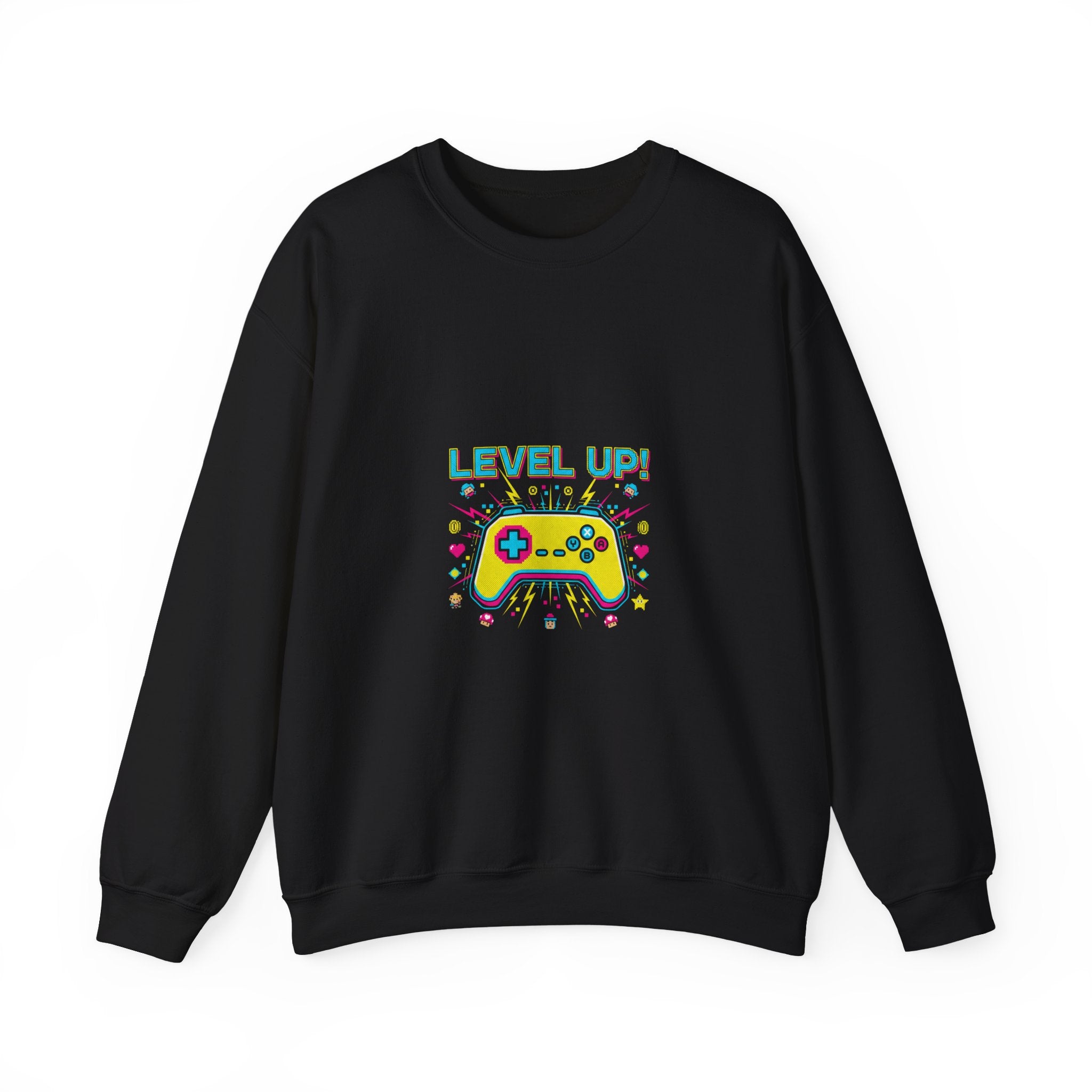 Level Up! Crewneck Sweatshirt | gamer shirt, pixel art design