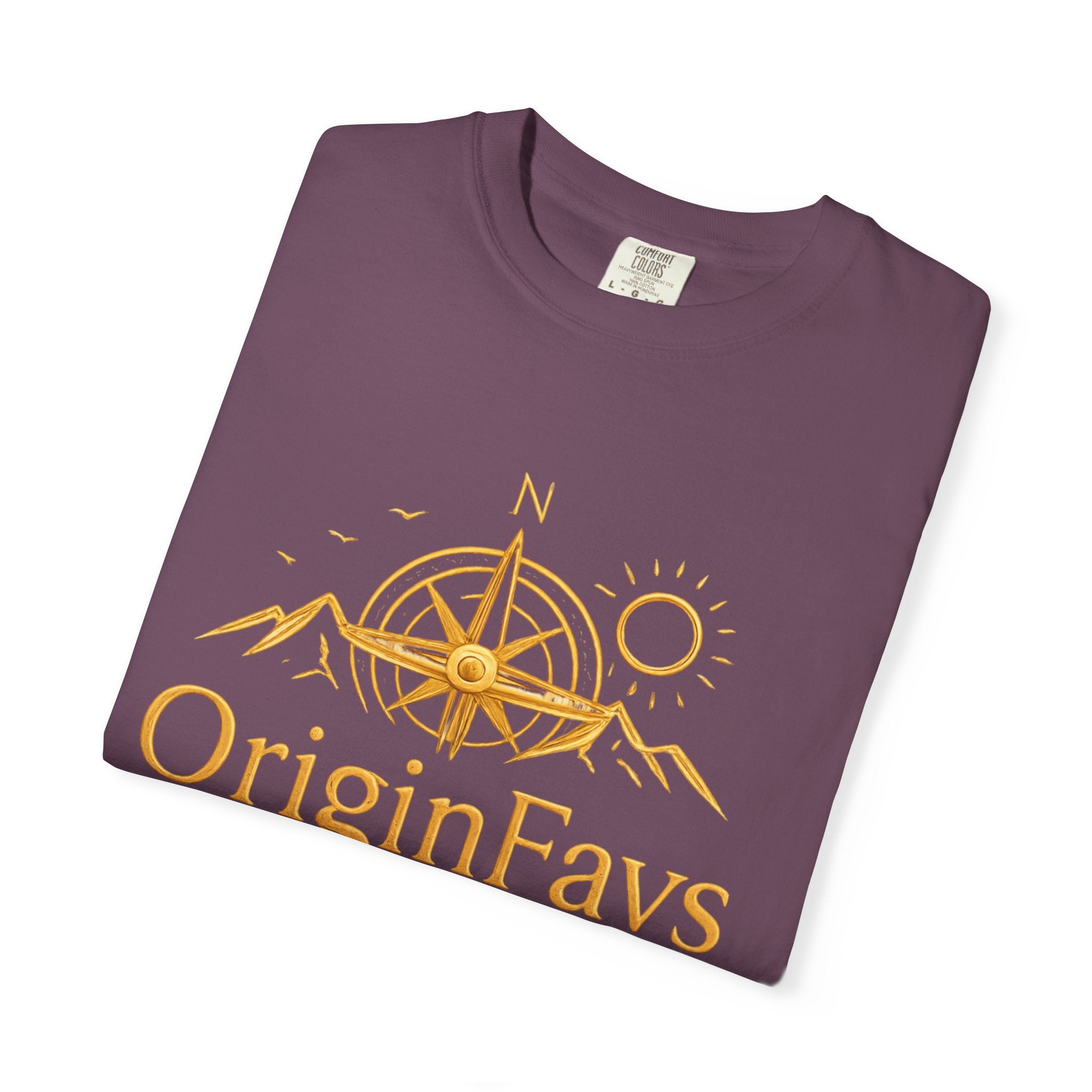 OriginFavs Compass Graphic T-Shirt — Adventure Travel Tee