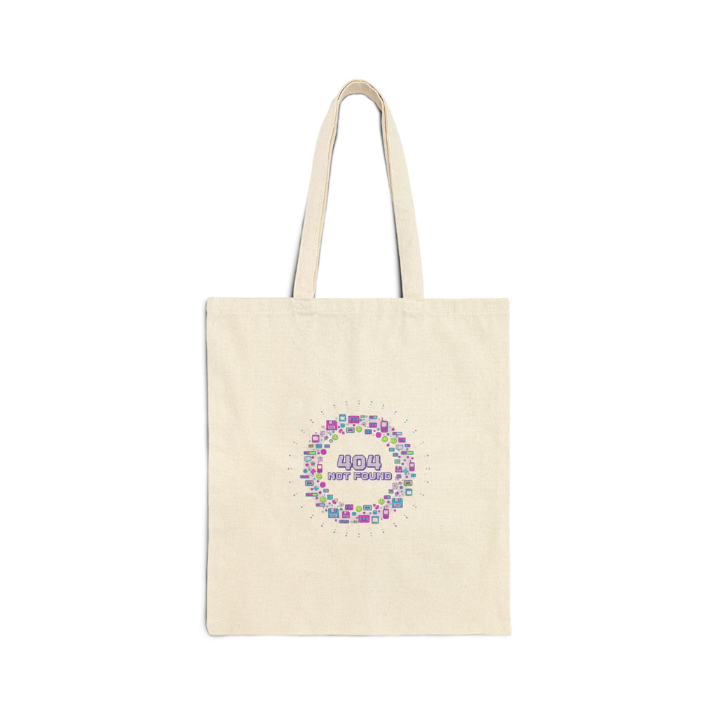Pixel Popup 'Loading Your Nostalgia' Tote | Y2K Retro Tech, Virtual Pet Vibe