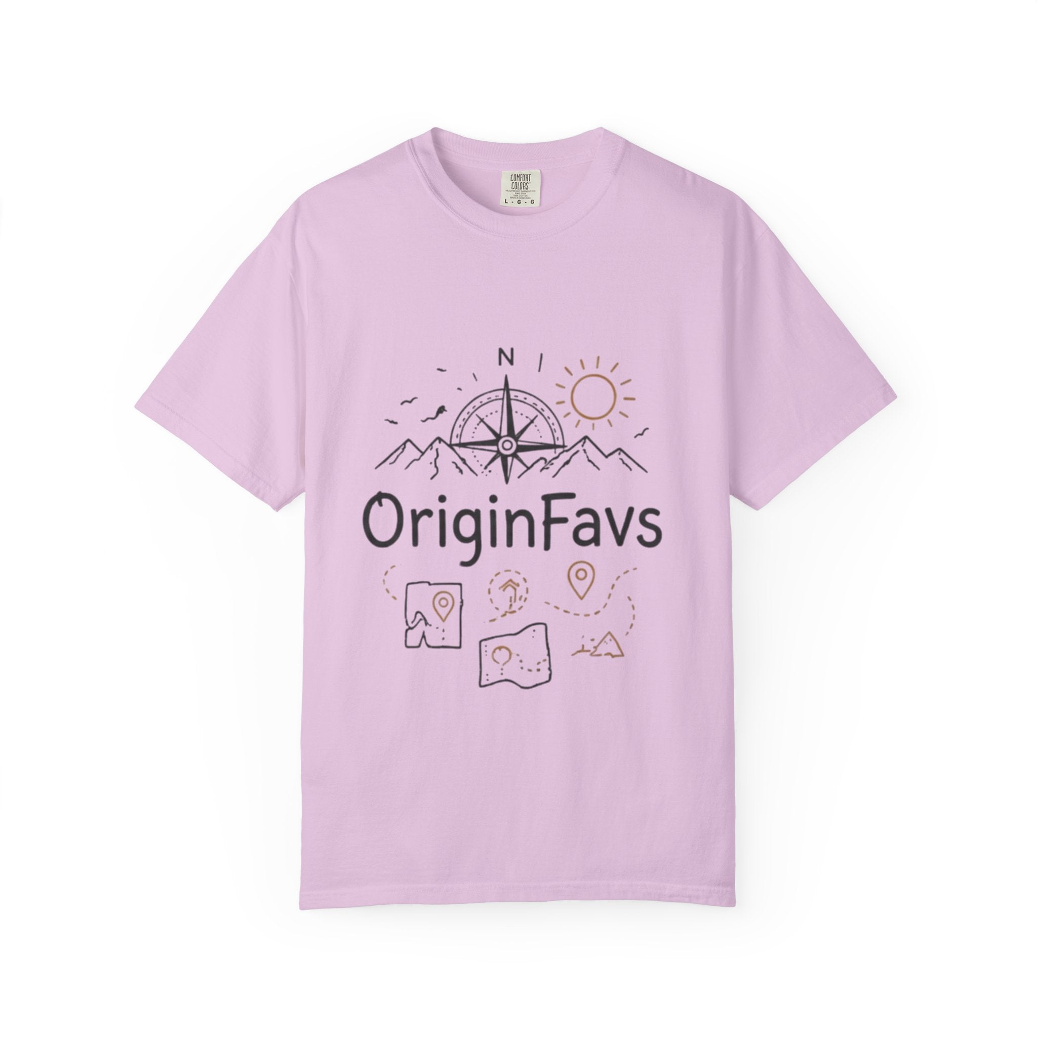 Travel Compass T-Shirt — 'OriginFavs' Adventure Graphic Tee