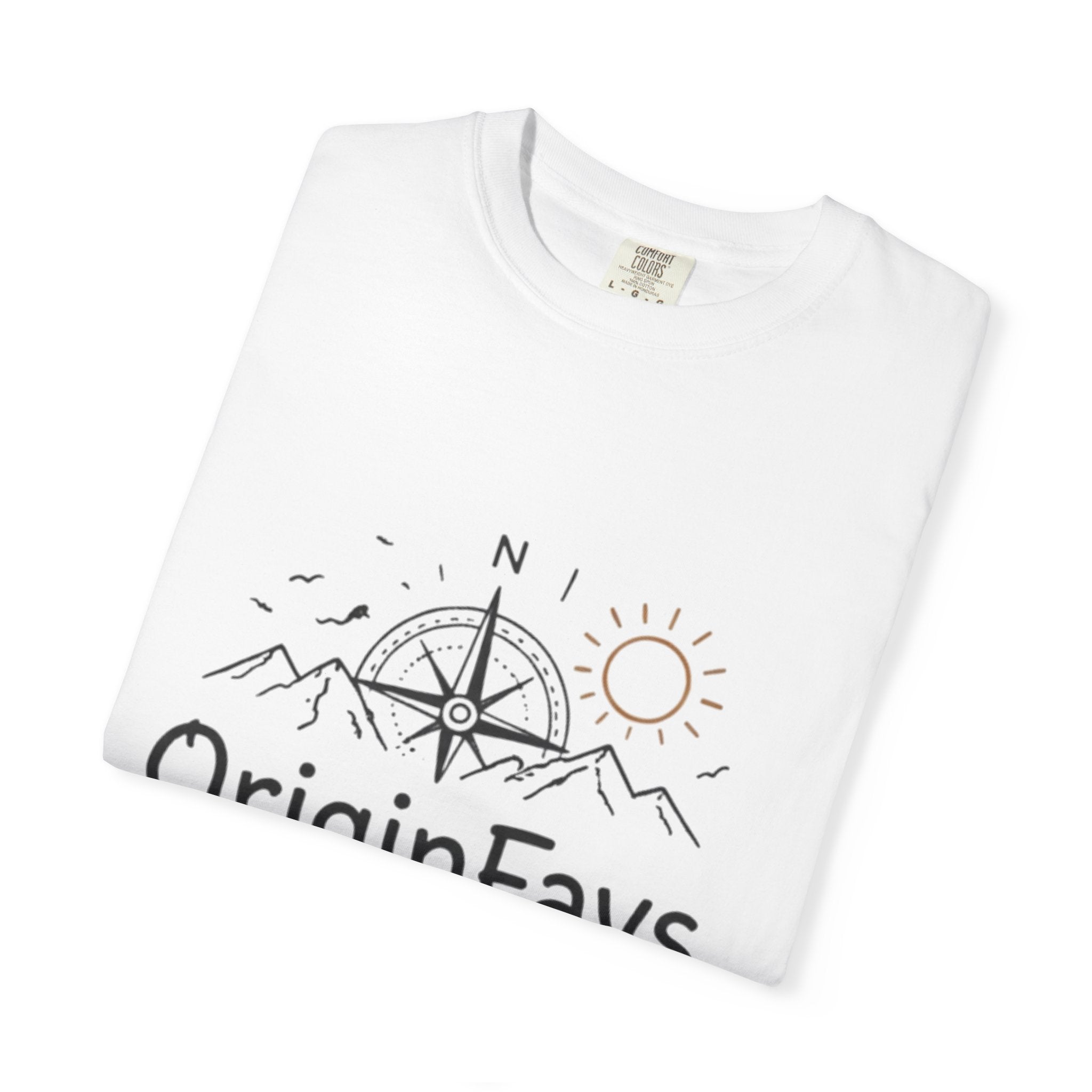 Travel Compass T-Shirt — 'OriginFavs' Adventure Graphic Tee