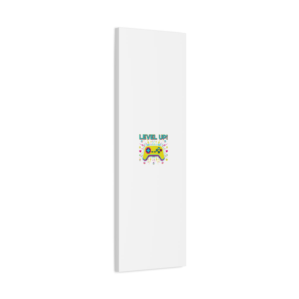 Level Up! Pixel Controller Canvas | Gaming Geek Culture, Retro Pixel Art