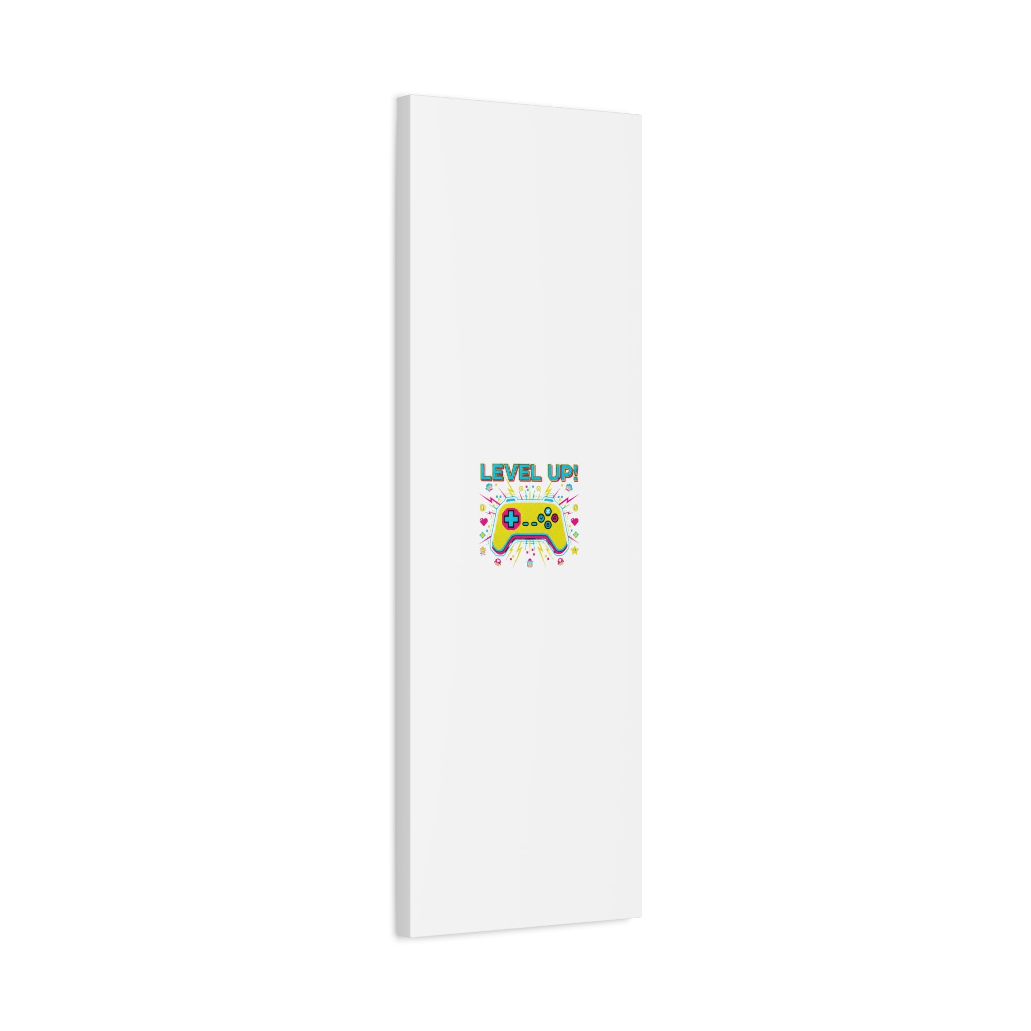 Level Up! Pixel Controller Canvas | Gaming Geek Culture, Retro Pixel Art