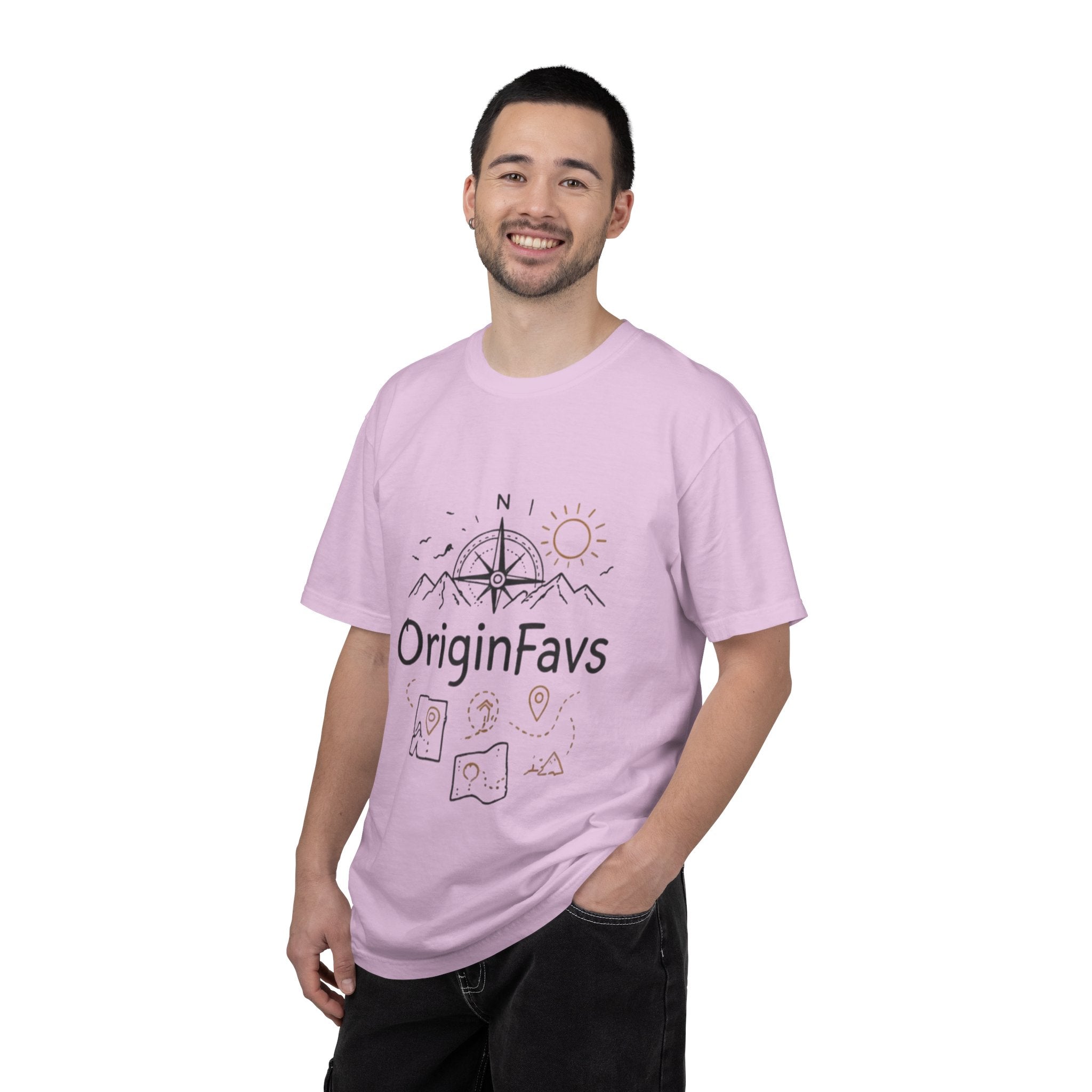 Travel Compass T-Shirt — 'OriginFavs' Adventure Graphic Tee