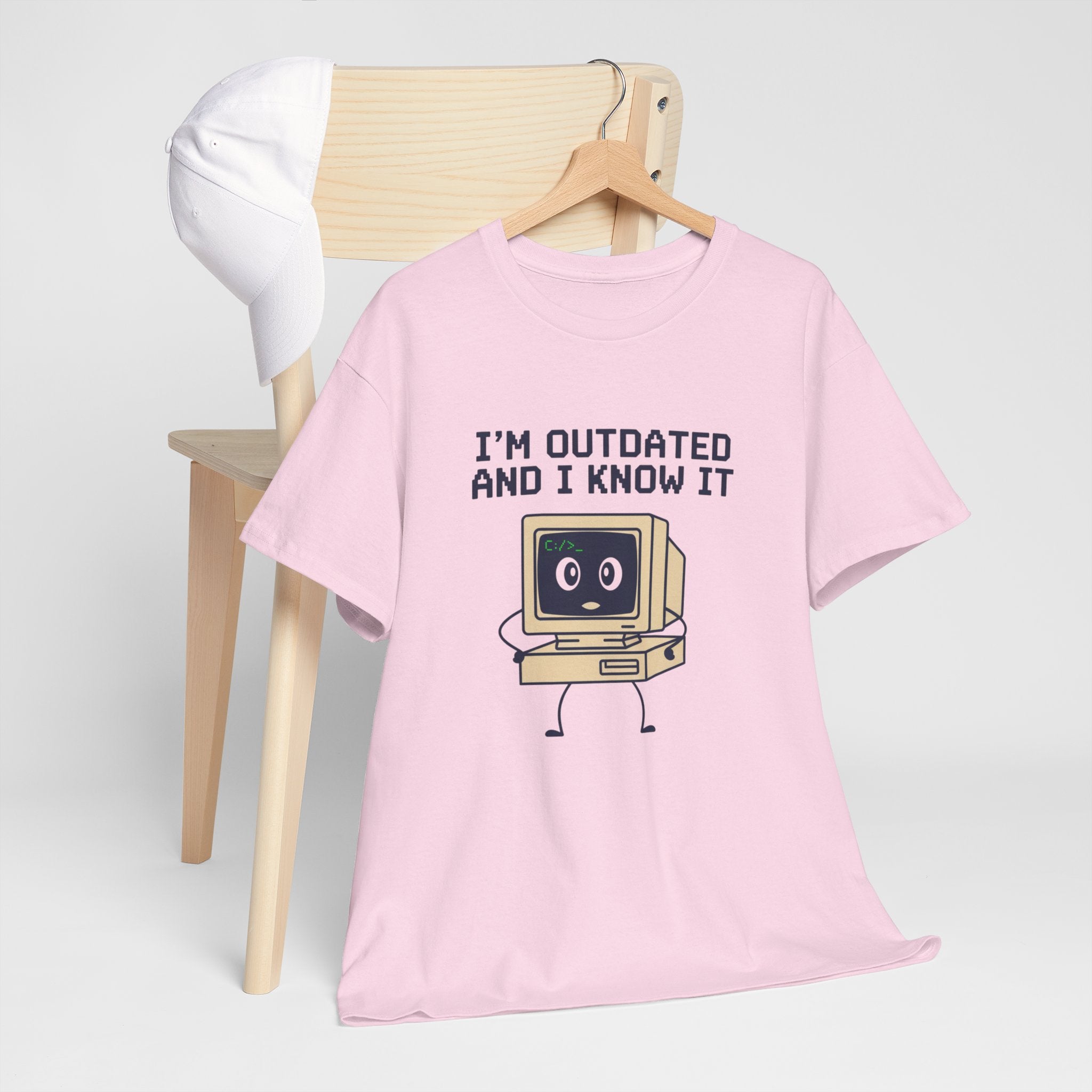 I'm Outdated and I Know It Tee — Retro Computer Graphic Shirt