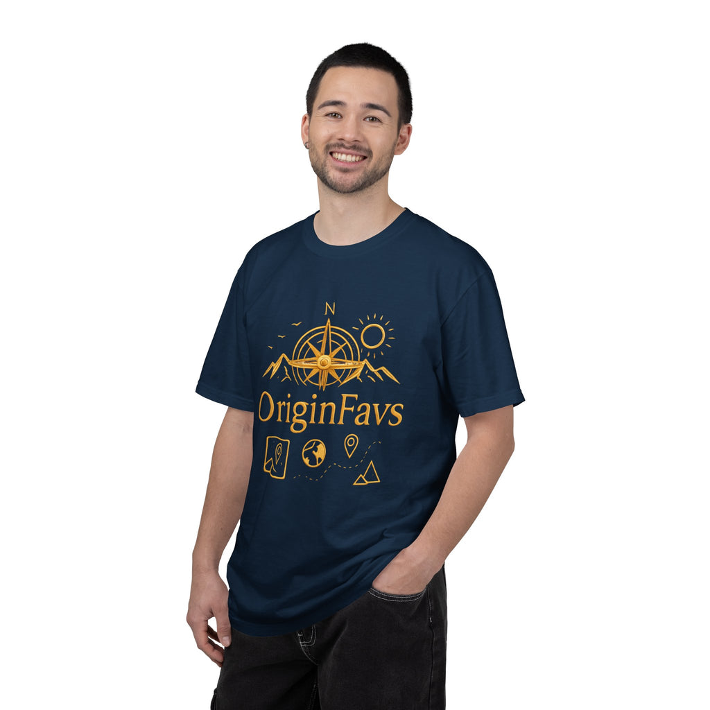 OriginFavs Compass Graphic T-Shirt — Adventure Travel Tee