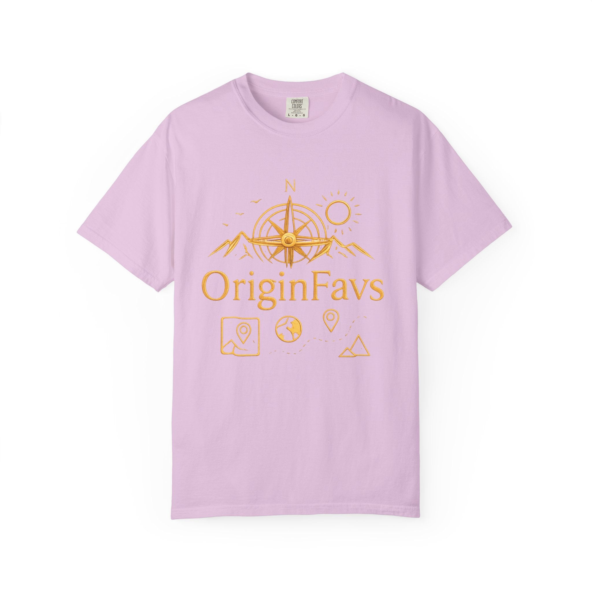 OriginFavs Compass Graphic T-Shirt — Adventure Travel Tee