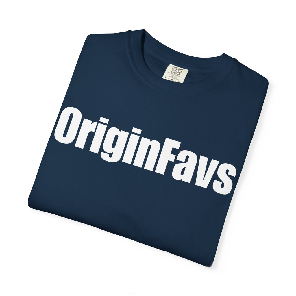 Copy of OriginFavs Logo T‑Shirt — Minimal Text Graphic Tee