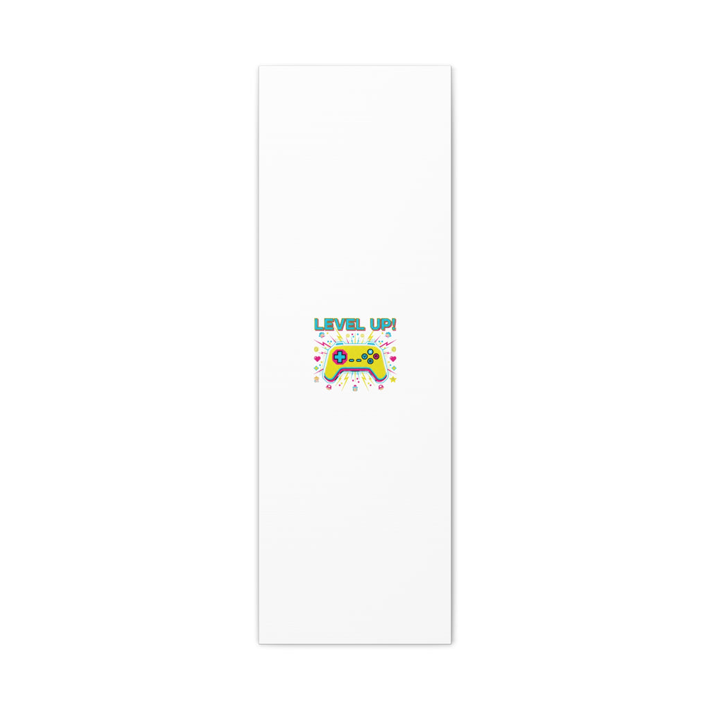 Level Up! Pixel Controller Canvas | Gaming Geek Culture, Retro Pixel Art