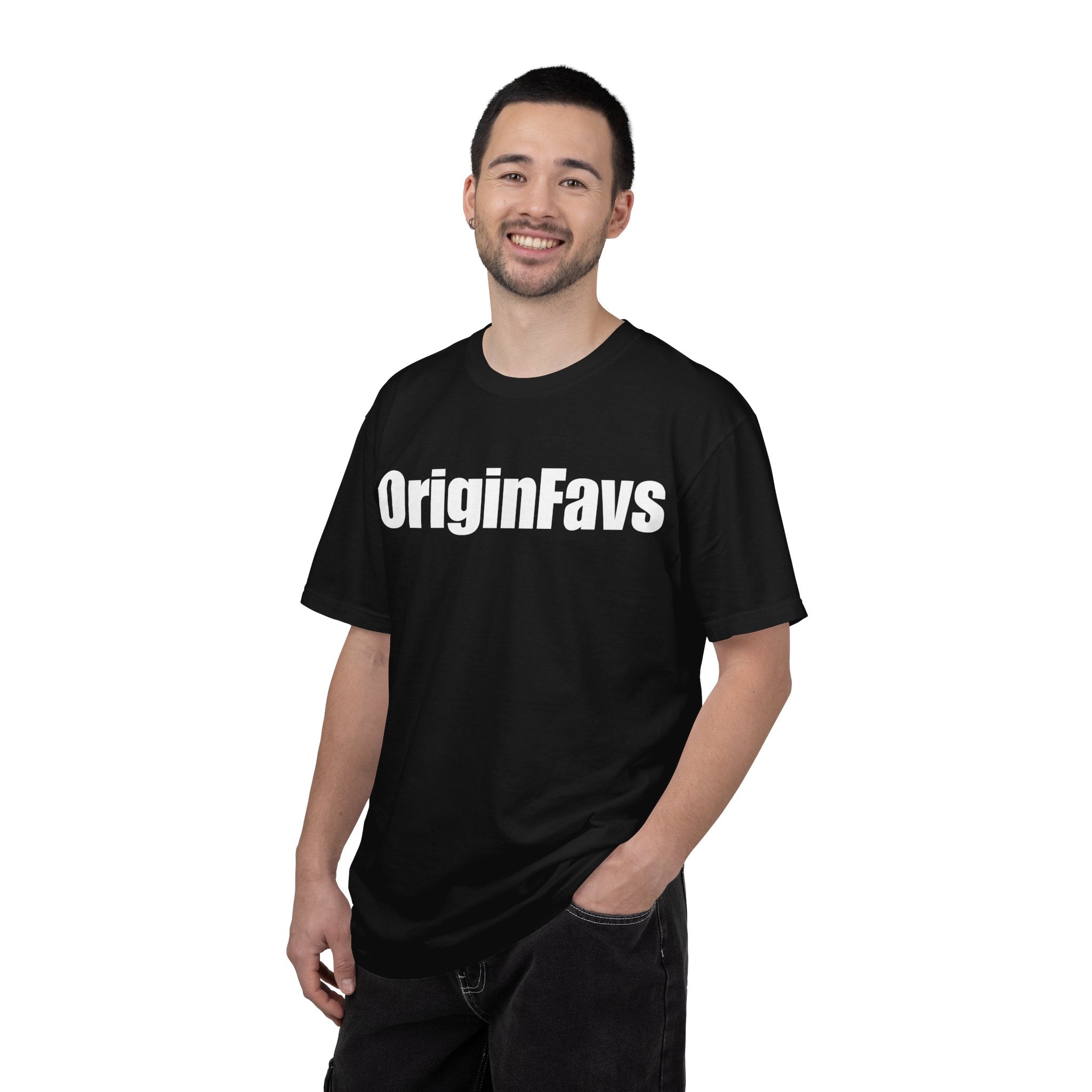 Copy of OriginFavs Logo T‑Shirt — Minimal Text Graphic Tee